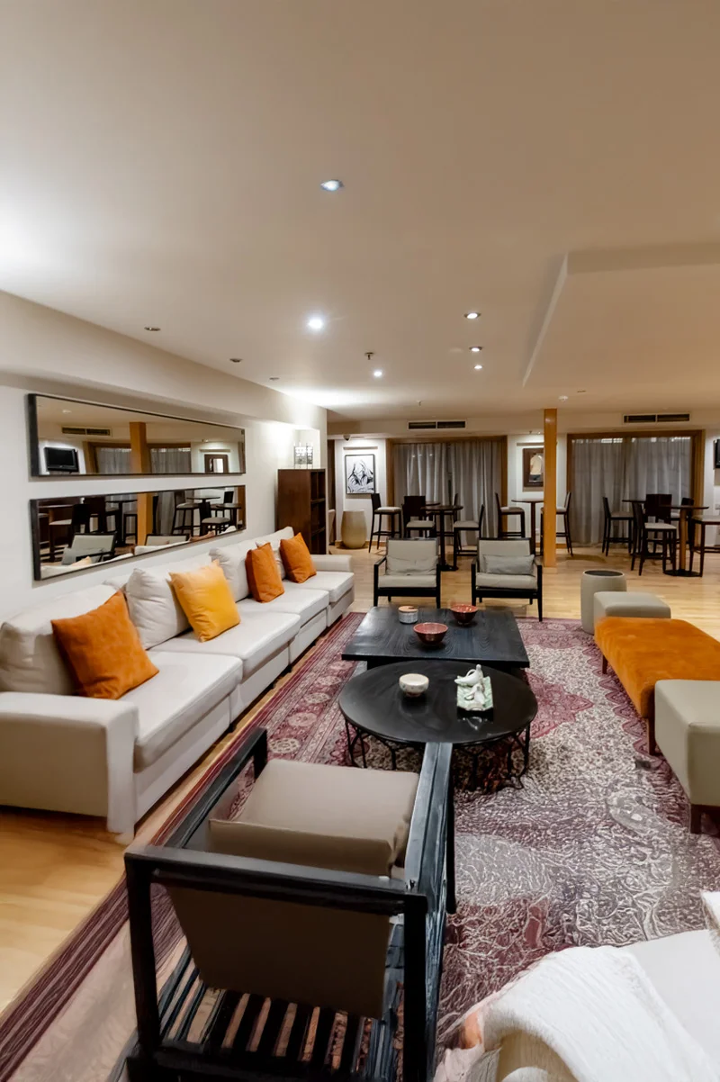 Lounge aboard the Jamila Nile Cruise Nile cruise